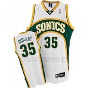 Camiseta Historic Seattle SuperSonics Kevin Durant #35 Blanco