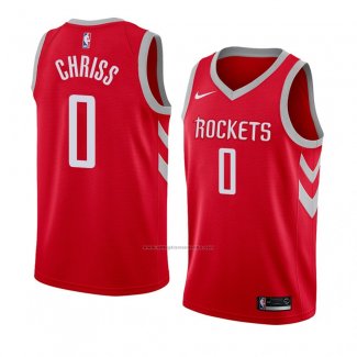 Camiseta Houston Rockets Marquese Chriss #0 Icon 2018 Rojo