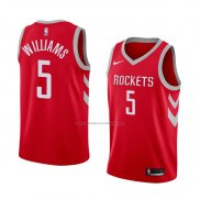 Camiseta Houston Rockets Troy Williams #5 Icon 2018 Rojo