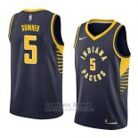 Camiseta Indiana Pacers Edmond Sumner #5 Icon 2018 Azul