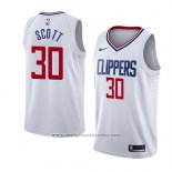 Camiseta Los Angeles Clippers Mike Scott #30 Association 2018 Blanco