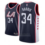 Camiseta Los Angeles Clippers Tobias Harris #34 Ciudad 2018-19 Azul