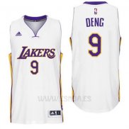 Camiseta Los Angeles Lakers Luol Deng #9 Blanco