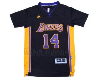 Camiseta Manga Corta Los Angeles Lakers Brandon Ingram #14 Negro