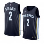 Camiseta Memphis Grizzlies Brandon Goodwin #2 Icon 2018 Azul