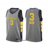 Camiseta Memphis Grizzlies Grayson Allen #3 Ciudad Gris