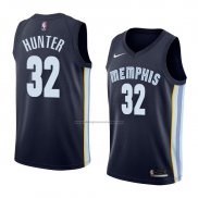 Camiseta Memphis Grizzlies Vincent Hunter #32 Icon 2018 Azul