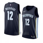 Camiseta Memphis Grizzlies Yuta Watanabe #12 Icon 2018 Azul