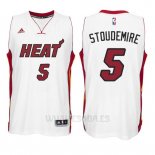 Camiseta Miami Heat Amar'e Stoudemire #5 Blanco