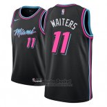 Camiseta Miami Heat Dion Waiters #11 Ciudad 2018-19 Negro