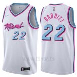 Camiseta Miami Heat Luke Babbitt #22 Ciudad 2017-18 Blanco