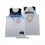 Camiseta Minnesota Timberwolves Donte DiVincenzo #0 Ciudad 2024-25 Blanco