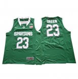 Camiseta NCAA Michigan State Spartans Draymond Green #23 Verde