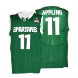 Camiseta NCAA Michigan State Spartans Keith Appling #11 Verde