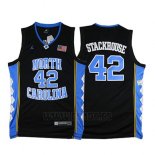 Camiseta NCAA North Carolina Tar Heels Jerry Stackhouse #42 Negro