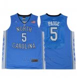 Camiseta NCAA North Carolina Tar Heels Marcus Paige #5 Azul