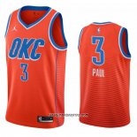 Camiseta Oklahoma City Thunder Chris Paul #3 Statement 2021 Naranja