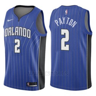 Camiseta Orlando Magic Elfrid Payton #2 Icon 2017-18 Azul