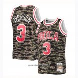 Camiseta Philadelphia 76ers Allen Iverson #3 Hardwood Classics 1996-97 Camuflaje