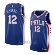 Camiseta Philadelphia 76ers T.j. McConnell #12 Ciudad 2018-19 Gris