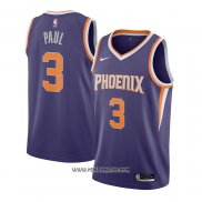 Camiseta Phoenix Suns Chris Paul #3 Icon 2020-21 Violeta