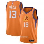 Camiseta Phoenix Suns Steve Nash #13 Statement 2021 Naranja