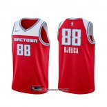 Camiseta Sacramento Kings Nemanja Bjelica #88 Ciudad 2019-20 Rojo