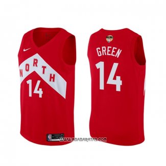 Camiseta Toronto Raptors Danny Green #14 Earned Rojo