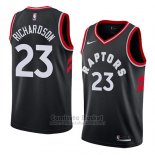 Camiseta Toronto Raptors Malachi Richardson #23 Statement 2018 Negro