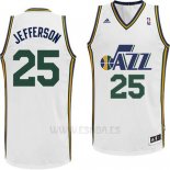 Camiseta Utah Jazz Al Jefferson #25 Blanco