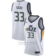 Camiseta Utah Jazz Ekpe Udoh Association #33 2017-18 Blanco