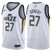Camiseta Utah Jazz Rudy Gobert #27 Association 2017-18 Negro