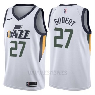 Camiseta Utah Jazz Rudy Gobert #27 Association 2017-18 Negro