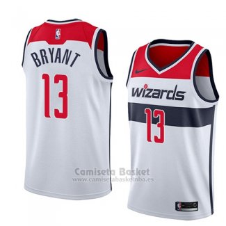 Camiseta Washington Wizards Thomas Bryant #13 Association 2018 Blanco