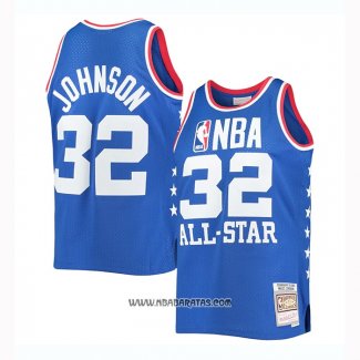 Camiseta All Star 1985 Magic Johnson #32 Azul