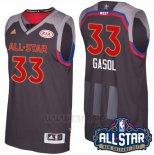 Camiseta All Star 2017 Memphis Grizzlies Marc Gasol #33 Negro