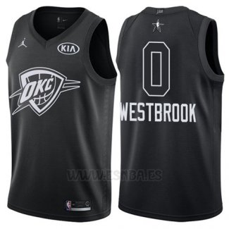 Camiseta All Star 2018 Oklahoma City Thunder Russell Westbrook #0 Negro