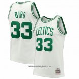 Camiseta Boston Celtics Larry Bird #33 Mitchell & Ness 1985-86 Blanco