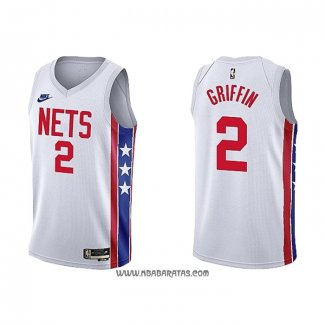 Camiseta Brooklyn Nets Blake Griffin #2 Classic 2022-23 Blanco