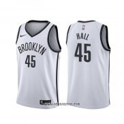 Camiseta Brooklyn Nets Donta Hall #45 Association 2020 Blanco