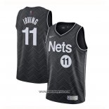 Camiseta Brooklyn Nets Kyrie Irving #11 Earned 2020-21 Negro