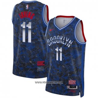 Camiseta Brooklyn Nets Kyrie Irving #11 Select Series Azul