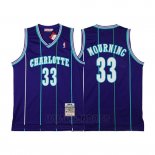 Camiseta Charlotte Hornets Alonzo Mourning #33 Retro Violeta