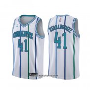 Camiseta Charlotte Hornets Willy Hernangomez #41 Classic Blanco