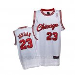 Camiseta Chicago Bulls Michael Jordan #23 Retro 1984-85 Blanco