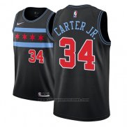 Camiseta Chicago Bulls Wendell Carter Jr. #34 Ciudad 2018-19 Negro