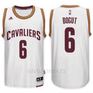 Camiseta Cleveland Cavaliers Andrew Bogut #6 2015 Blanco