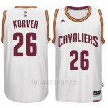 Camiseta Cleveland Cavaliers Kyle Korver #26 2015 Blanco