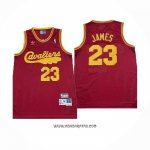 Camiseta Cleveland Cavaliers LeBron James #23 Mitchell & Ness Rojo