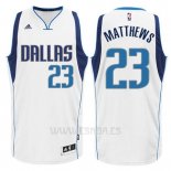 Camiseta Dallas Mavericks Wesley Matthews #23 Blanco